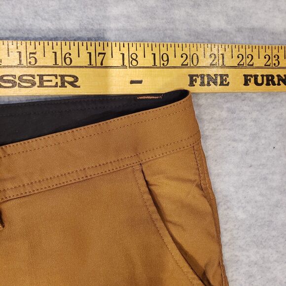 Prana Alameda Shorts Mens 40 Tan Khaki Re-zion Ripstop Hiking Outdoors Camping - Picture 4 of 7